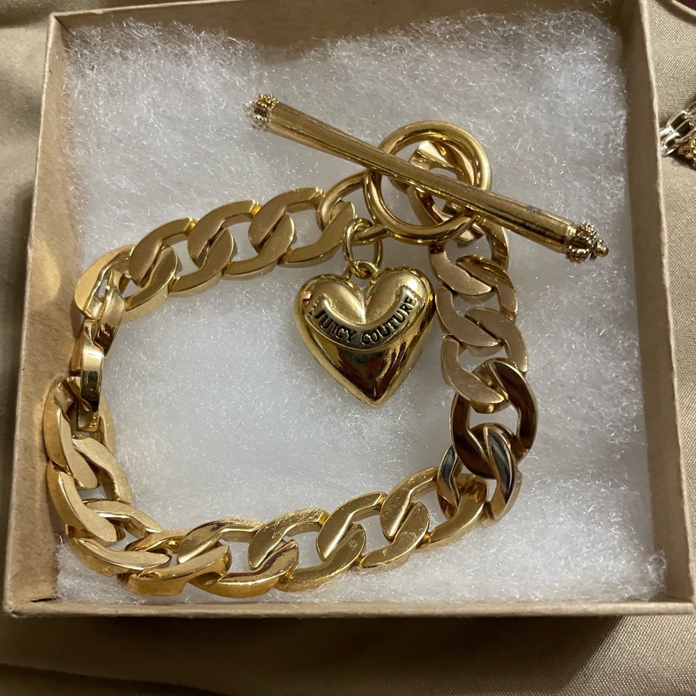 Juicy Couture bracelet - gold tone